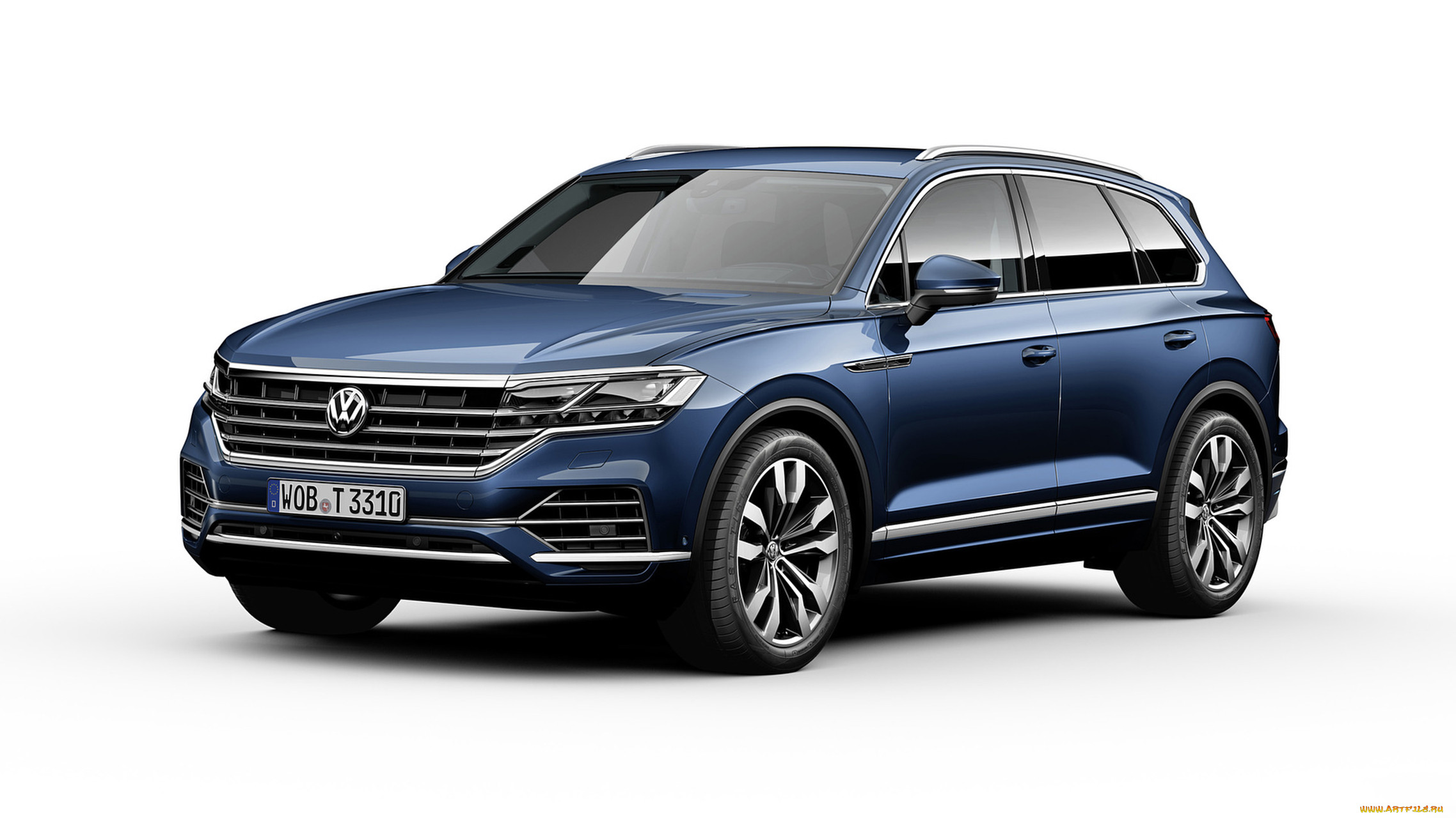 volkswagen touareg 2019, , volkswagen, touareg, blue, 2019